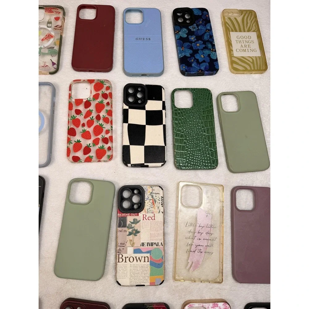 13ProMax IPhone Case Lot 32x For Apple Plastic Multicolor Fitted Covers
